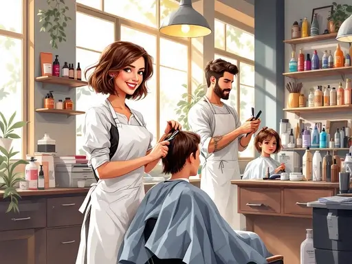 esillä oleva kuva: Opdag de bedste frisører i Løsning med fantastiske stilarter og behandlinger