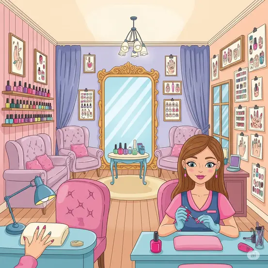 esillä oleva kuva: Opdag de skønne neglesaloner i Holbæk, hvor neglene forvandles!